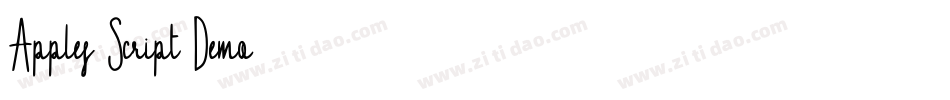 Apples Script Demo字体转换